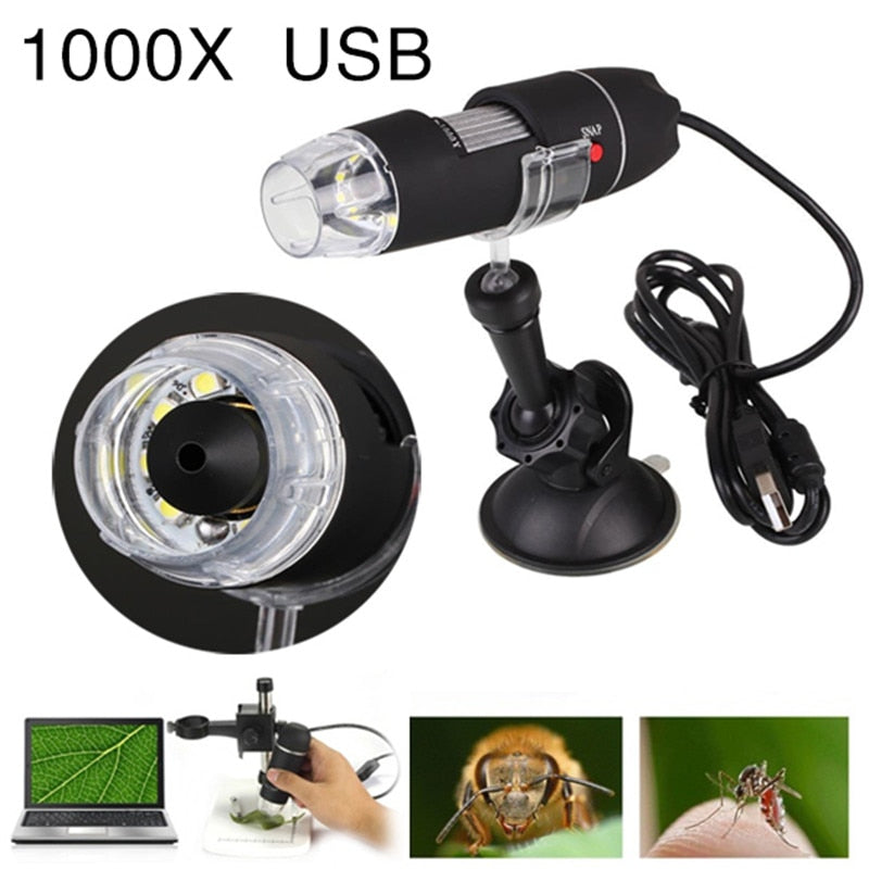1000x Zoom USB Microscope Camera