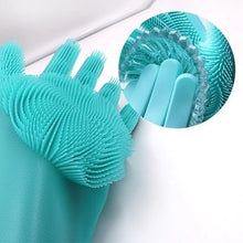 Image of Silicone Scrubbing Gloves