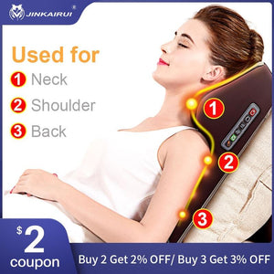 Back Waist Body Electric Multifunctional Massage Pillow
