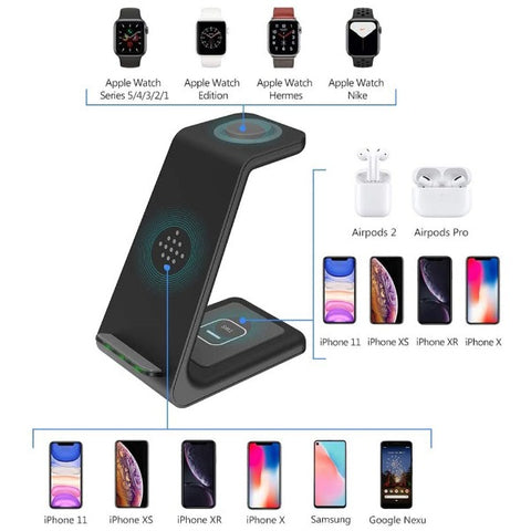 Image of 3 in 1 Wireless Charger Station