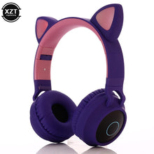 Image of Wireless Cat Ear Headphones Bluetooth Headset