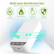Image of UV Sterilizer Aromatherapy Box Anti Bacteria Ultraviolet Ray Disinfection Device for Face Mask Jewelry Watch Manicure Tools