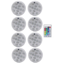 Image of 16 COLORS SUBMERSIBLE LED POOL LIGHTS 2pack
