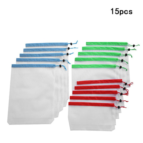 Image of 12pcs Reusable Produce Bags