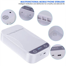 Image of Portable UV Phone Sterilizer Box Sterilizer Cellphone Toothbrush Sanitizer Disinfection Box with USB Cable Dual UV Lights