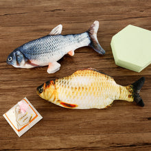 Image of Electric Cat Toy 3D Fish USB Charging Simulation Fish Interactive Cat Toys for Cats Pet Toy cat supplies juguetes para gatos