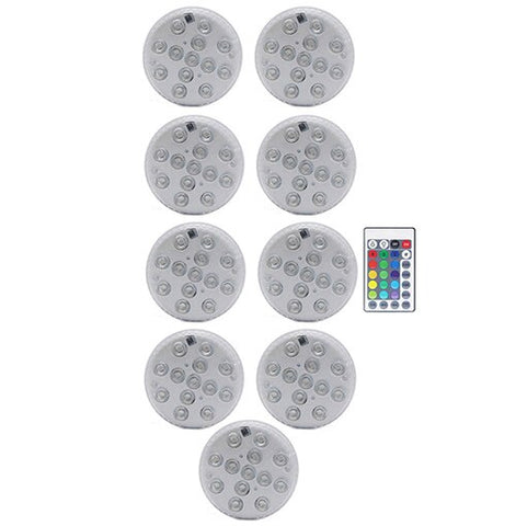 Image of 16 COLORS SUBMERSIBLE LED POOL LIGHTS 2pack