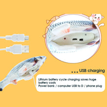Image of Electric Cat Toy 3D Fish USB Charging Simulation Fish Interactive Cat Toys for Cats Pet Toy cat supplies juguetes para gatos