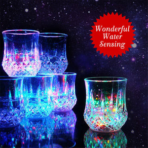 Liquid Activated Multicolor LED Glasses