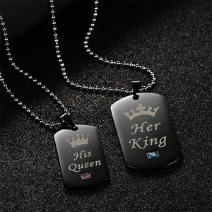 King And Queen Necklace