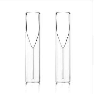 Double-walled Champagne Flutes 2PCS