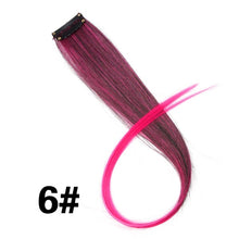 Image of Colorful pieces of wigs 7Psc