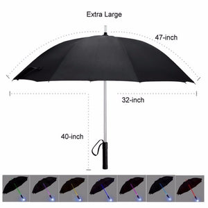 7 Color LED Light Up Umbrella