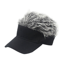 Image of Fake Flair Hair Sun Visor Hat