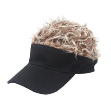 Image of Fake Flair Hair Sun Visor Hat