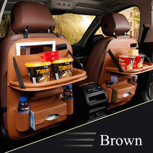 Image of High Quality PU Leather Car Seat Back Organizer