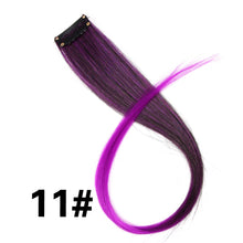 Image of Colorful pieces of wigs 7Psc