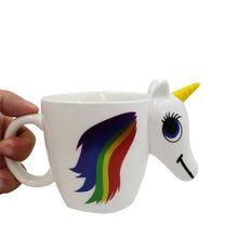 Image of Color Changing Rainbow Unicorn Mug