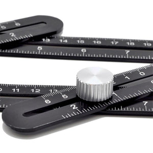 Six-Sided Aluminum Alloy Angle Measuring Tool