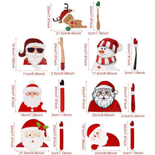 Image of Santa Claus Waving WiperTag with Decal