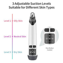 Image of Blackhead Remover Pimple Acne Extractor Face Deep Pore Cleaner Removal Vacuum Suction Acne Black Head Remover Warmer Skin Tools