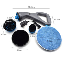 Image of Electric Scrubber Brush Set Rechargable