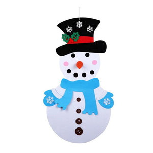 DIY Felt Christmas Snowman or Tree – Children’s Favorite Gift