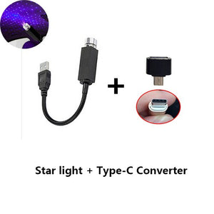 Mini LED Car Roof Star Night Lights Projector