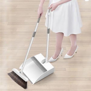 Stainless Steel Built-In Comb Rotating Broom