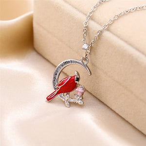 Red Bird Necklace Gift Jewelry